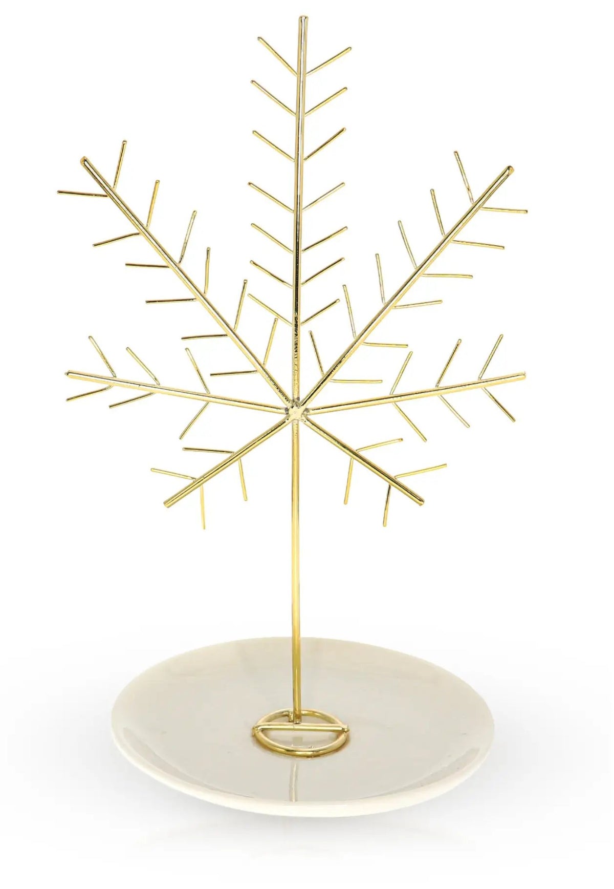 Display and organize your jewelry with this distinctively designed Cannabis Leaf Jewelry Tree and ivory ceramic dish.