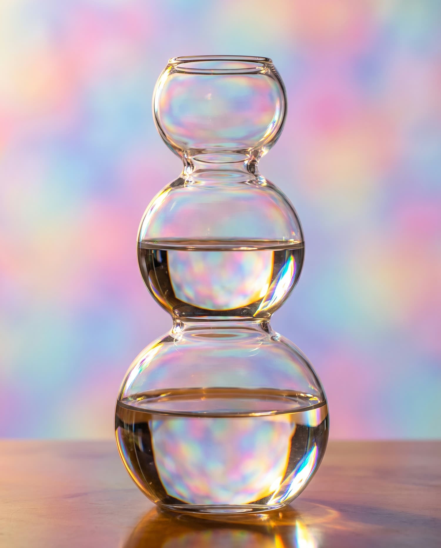 Hold a bubble a little longer.